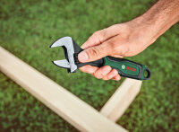 Bosch Handwerkzeuge Adjustable Wrench 200 mm / 8" – Verstellbar bis 32mm, Kohlenstoffstahl, rutschfester Griff