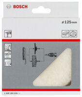 Bosch Polierhaube, 125 mm – Lammfellscheibe...