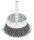 Bosch Topfbürste für Bohrmaschinen, gewellter Draht, 50 x 6 mm, Ø 50 mm, robust & langlebig, passend für gängige Bohrmaschinen