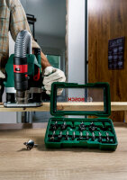 Bosch 15-teiliges HM-Fräser-Set (1/4" mm Schaft) – Präzise, langlebig, inkl. Aufbewahrungbox