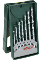 Bosch Mini-X-Line Steinbohrer-Set, 7-tlg., SDS-plus,...