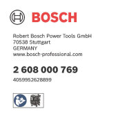 Bosch Krümmerrohr antistatisch, 75x50x148 mm – Absaugverbindung f. GAS 18V-12 MC Professional