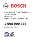 Bosch 4 m/28 mm leitfähiger Schlauch, passend für GAS 12-40 MA & GAS 400 A Professional