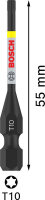 Bosch PRO Torx Impact Bit T10, 55 mm, 2-tlg. – wärmebehandelt, torsionszone, farbcodiert, langlebig