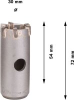 Bosch PRO SDS plus-5 Bohrkrone, 30x50x72 mm –...