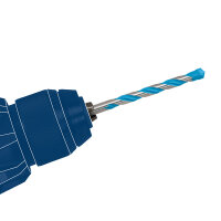 Bosch Metallspiralbohrer HSS PointTeQ, DIN 338, 12,3 mm, 5er-Pack – selbstzentrierend, schnell, verschleißarm, Schwarzoxid-beschichtet