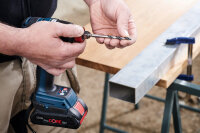 Bosch HSS PointTeQ Sechskantbohrer 9,0 mm, schnelles Bohren, verschleißfest, schwarzoxidbeschichtet, selbstzentrierend, DIN 338