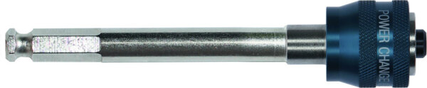 Bosch Verlängerungsstange 150 mm/6" & PC Plus-Dorn 7/16", schlüsselloses Power Change Plus-System, hohe Präzision