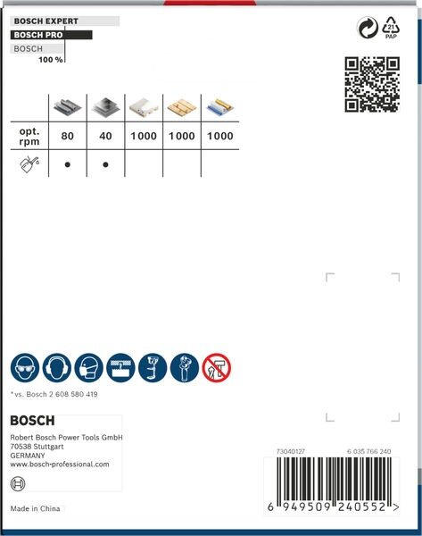 Bosch PRO Multi Material PC Plus Lochsäge 105 mm – HSS-Kobalt, Power Change Adapter, langlebig