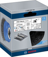 Bosch PRO Metal clean X-Lock Topfbürste 75x0,3mm,...