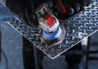 Bosch PRO Metal heavy X-Lock Topfbürste, 75 x 0,35 mm – gezopfter Premium-Draht, langlebig, rostentfernd
