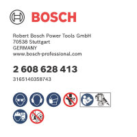 Bosch PRO Nutenfräser, 6,35x12,7x51 mm, Carbide-Zähne, präzise Schnitte, ideal für Holz & Holzverbund