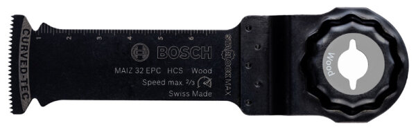 Bosch HCS Tauchsägeblatt MAIZ 32 EPC Wood, 80x32mm, 10er-Pack, Starlock Max, Tiefschnitt, Curved-Tec