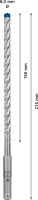 Bosch EXPERT SDS plus-7X Hammerbohrer 8x150x215mm, 10er-Pack, Vollhartmetall 4-Schneider, langl. Stahlbeton