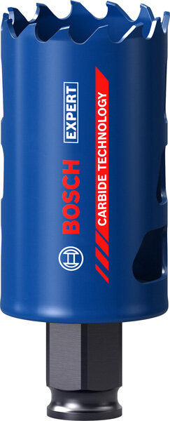 Bosch EXPERT Tough Material Lochsäge, 40x60 mm – langlebig, präzise, mit Carbide-Zähnen für Holz & Metall