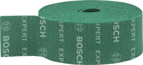 Bosch EXPERT N880 Vliesrolle 115mmx10m, Allzweck, hohe Lebensdauer & 3D-Struktur für Metallarbeiten