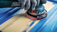 Bosch EXPERT O780 Folienschleifscheibe, 150 mm, G120 – Ceramic Tech, reißfest, nass/trocken, langl.