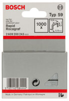 Bosch Feindrahtklammer Typ 59, 10,6x0,72x14 mm,...
