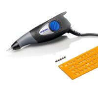 DREMEL® Gravierer 290-1 (35 W) mit 1 Zubehör & Buchstaben-/Zahlenschablone