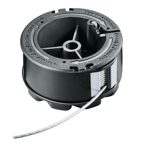 Bosch Akku-Rasentrimmer Schneidfadenspule 6 m (1,6 mm), kompatibel mit UniversalGrassCut 18V-26, Kartonverpackung