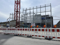 Schrankenzaun Euro2 Typ NOX 2,00m aus Kunststoff RA2/B