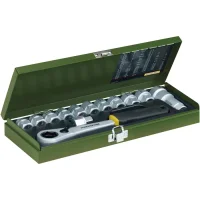 Steckschlüsselsatz 13–27 mm – 14-teilig...