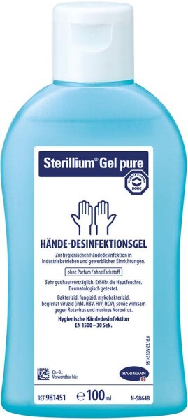 Sterillium Gel Pure Handdesinfektion 100ml